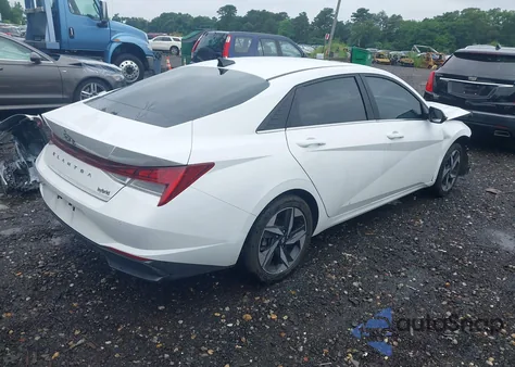 2023 Hyundai Elantra Hybrid Limited из США, поврежденный, VIN KMHLN4AJ2PU081594